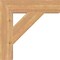 Ekena Millwork Traditional Block Smooth Bracket, Western Red Cedar, 5 1/2"W x 26"D x 26"H BKT06X26X26TRA05SWR - alternate 3
